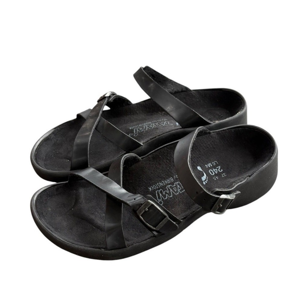 Tatami Birkenstock Black Strappy Sandals Women's Size 6 Regular - Picture 2 of 7